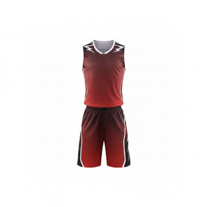 Marque distributeur Uniforme de basket-ball en sergé bon marché Style tendance Uniforme de basket-ball de fabricant d'usine à vendre - Product Image 1