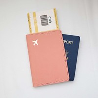 Portefeuille portable en PU pour passeport et documents d'identité, en stock, logo personnalisé pris en charge, faible MOQ, vente en gros mixte, pochette de protection de voyage