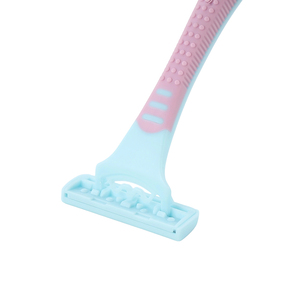Factory Custom Disposable Flexible <b>Blade</b> Head Various Color Non-slip Women's <b>Razor</b> Triple <b>Blade</b> Shaving <b>Razor</b> for Face Underarm - Product Image 6