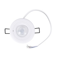 ACP-1008 Détecteur de mouvement encastré au plafond à profil bas de haute qualité, 360 degrés, détection PIR 8m, 12-24V, 20-320 Lux, Nouveauté