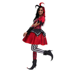 Costume de clown d'horreur d'Halloween pour la fête du festival des fantômes, performance scénique, robes inspirées de la télévision et du cinéma - Product Image 1