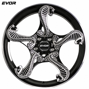 ล้อแม็กซ์ EVOR Forged Custom 5x114.3 อลูมิเนียมอัลลอย ขนาด 17-24 นิ้ว ET 30 มม. สำหรับรถยนต์นั่งส่วนบุคคล ใช้ได้กับ Mercedes Audi BMW - Product Image 2