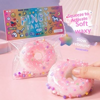 Jouets créatifs en caoutchouc en forme de beignets, style alimentaire réaliste – Anti-stress et décompression esthétique pour les jeunes