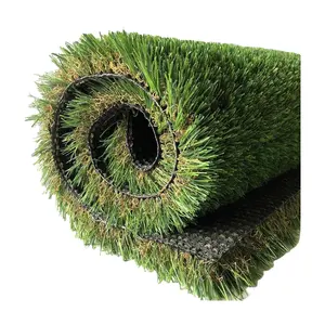 Matériau synthétique de haute qualité fausse herbe gazon artificiel pelouse tapis de gazon artificiel pour la décoration de la maison de jardin