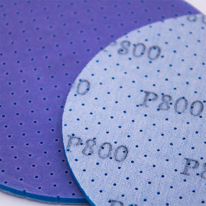 Papier abrasif en <span class=keywords><strong>éponge</strong></span> super doux en céramique violette de 5 pouces pour la réparation de la <span class=keywords><strong>peinture</strong></span> automobile et le traitement des métaux - Product Image 4