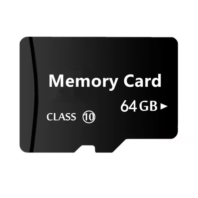 32G 64G 128G SD Memory Card for Wifi Cameras with Full Size Adapter,  Read Speed up to 100 MB/s Black