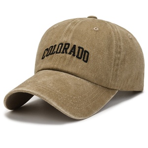 Gorras de Béisbol Deportivas Vintage Estilo Dad Hat, de Algodón Denim Lavado, Bordadas, Desgastadas, de 6 Paneles, Sin Estructura y con Visera Curva, Venta al Por Mayor Ecológica - Product Image 2