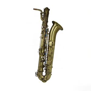 <span class=keywords><strong>Sassofono</strong></span> Baritono Professionale Eastern Music BS400Q in Mib con Faggiole Alte, Finitura Bronzo Anticato #   Tasto Front F - Product Image 1