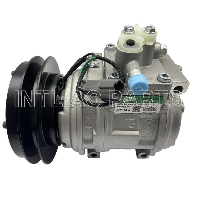 Denso 10PA15C エアコンプレッサー for Komatsu 447200-1741 24V 新品