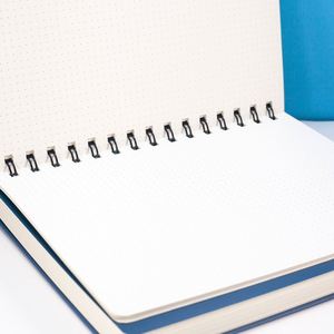 Cuaderno Espiral A5 de Moda con Tapa Dura, Páginas Punteadas, Azul Verde, Libretas para el Regreso a Clases, Suministro de Fábrica para Conferencias - Product Image 4
