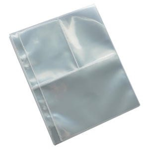 透明PPフロスト加工ステッカーカードポケットスリーブ 野球写真用黒コレクターカードアルバムバインダー - Product Image 5