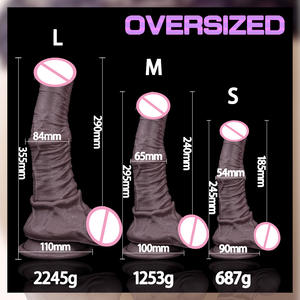 A147 - Tapón Anal Impermeable de Silicona Líquida de 2000 g, Simulación de Pene de Caballo, Dildo Realista para la Masturbación Anal Masculina - Product Image 3