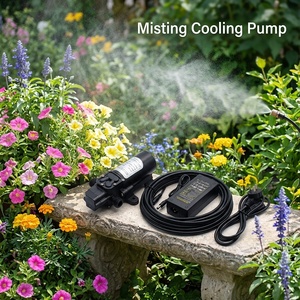Sistema di raffreddamento a nebulizzazione con pompa da 9 m <span class=keywords><strong>per</strong></span> irrigazione serra, kit <span class=keywords><strong>per</strong></span> giardinaggio - Product Image 5