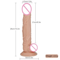 Gode Long réaliste d'imitation de pénis de vaisseau sanguin pour femme Masturbation porter jouets adultes bite en caoutchouc