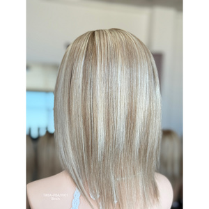 SHY Medical Parrucche in <span class=keywords><strong>Capelli</strong></span> Umani PU Completamente Annodate a Mano con Nodo Singolo <span class=keywords><strong>5.0</strong></span>, Realistiche con Partizione, per Cliniche e Fabbriche - Product Image 6