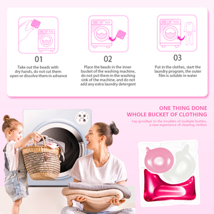 8x Caja de sensación 3D concentrada Potente y ecológica Cápsulas de lavandería con fragancia de miel de cereza de noche - Product Image 4