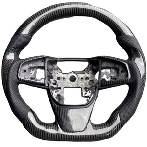 Volante Deportivo de Fibra de Carbono Perforada de Alta Gama OEM para <span class=keywords><strong>Honda</strong></span> <span class=keywords><strong>Civic</strong></span> 10ª Generación - Product Image 1