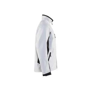 BLAKLADER-Chaqueta Softshell 495025161098M Blanco/Gris oscuro-EAN 7330509662809 CHAQUETAS DE TRABAJO INVIERNO SOFTSHELL Y CHAQUETAS ACOLCHADAS - Product Image 4