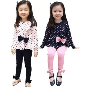 Ensembles de vêtements pour enfants avec nœuds et volants, directement de l'usine - Product Image 1