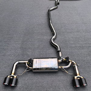 Pour BMW 320i <span class=keywords><strong>325i</strong></span> 330i 335i G20 G21G28, tuyaux d'échappement Catback en acier inoxydable 304, soupape électronique à commande à distance - Product Image 2