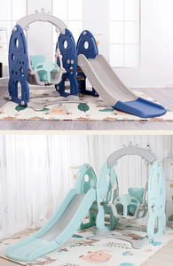 Multi-Fungsional Roket TK Dalam Ruangan Plastik Set Mainan <span class=keywords><strong>Slide</strong></span> - Product Image 6