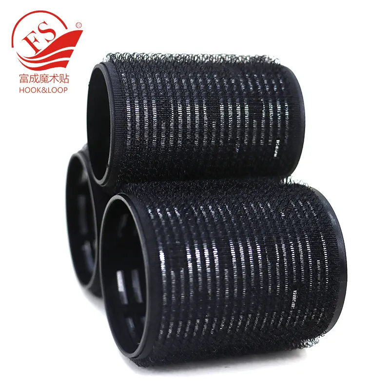 Good quality hook and loop plastic core aluminum hair rollers curl rolls for hair regrowth
