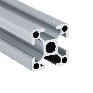 Estándar europeo 2020 Perfil de aleación de aluminio industrial 2020 perfil de ranura 2020 perfil de aluminio Delgado 1,0mm de espesor