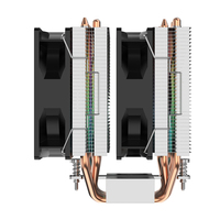 Tianjifeng bureau double tour refroidisseur de processeur Rgb ventilateur de refroidissement Air CPU refroidisseur Argb 4Pin double ventilateur