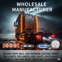 Luz LED de Posición Lateral Impermeable de 20cm 12V 24V para Camión, Remolque, Autobús, Caravana