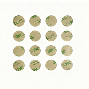 Stiker NFC bentuk lingkaran bulat perekat anti-logam ferit 13.56 MHz tag <span class=keywords><strong>RFID</strong></span> <span class=keywords><strong>ISO</strong></span>/IEC <span class=keywords><strong>14443A</strong></span> NTAG213 <span class=keywords><strong>label</strong></span> Nfc kosong - Product Image 1