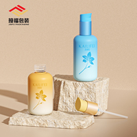 Bouteille en verre ronde de haute qualité à fond épais, 30 ml-120 ml, avec pompe à pression pour lotion, tête de pompe à pression, flacon d'essence pour flacons séparés