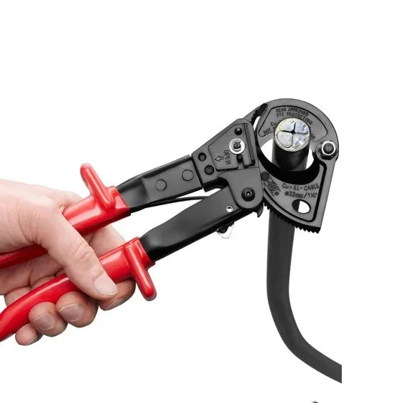 2022 New Design Manual Heavy Duty Cordless Stainless Steel Wire Hand Tool Rope Ratchet Cable Cutter