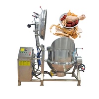 Autocuiseur industriel grande capacité à bascule et levage personnalisé pour la cuisson des aliments