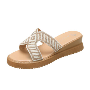 Summer Fashion Trend Women's <b>Open</b> Toe Lace-<b>Up</b> Slip-On Sandals-Evergreen Design Durable Rubber Outsole - Product Image 1