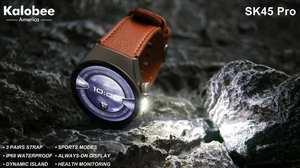 Montre connectée SK45 Pro New Watch 5 pour hommes et femmes, haute qualité, 3 bracelets, écran AMOLED 1,53 pouces, étanche IP68, appels Bluetooth, Kalobee - Product Image 4