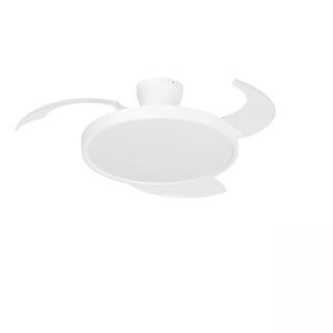 Ventilateur de plafond moderne de grande taille 52 pouces, ventilateur de plafond sans lumière, haute vitesse, ventilateurs de plafond en bois de 52 pouces avec télécommande - Product Image 1