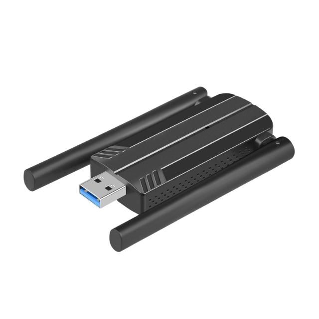 Factory Direct Sale Wifi6 Free Drive Dual Band USB Wireless Adapter 1800Mbps Wifi Network Card With Realtek 8852BU Controller