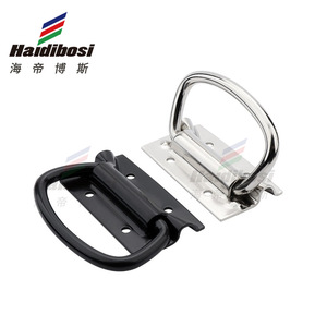 Haidibosi <b>Folding</b> Handle 304 Stainless Steel With Lifting Ring For Toolboxes Equipment Boxes - Product Image 1