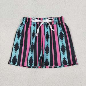 Shorts de bain pour garçons RTS Summer Ocean Shark Starfish Sailboat Western Kids, nouveaux modèles, vêtements de bain boutique, vêtements de plage pour garçons - Product Image 4