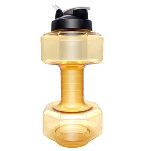 Fitness Eco-friendly Hydration Gym School Dumbbell <b>Plastic</b> Water Dumbbell Water Bottle Travel Bottle - Product Image 5