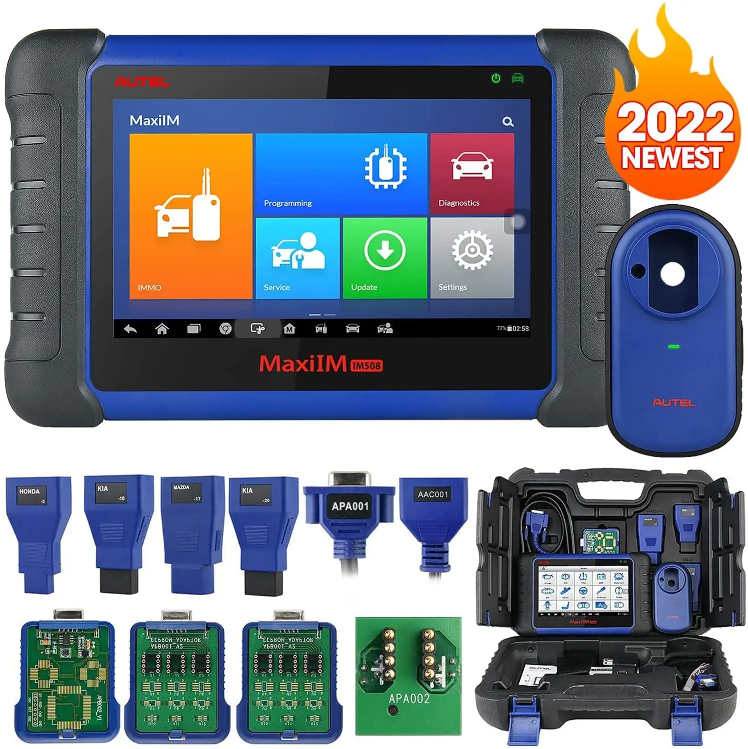 2022 Auto autel maxim im508 im 508 obd2 IMMO vehicle key programmer machine coding device programing scanner tool for cars