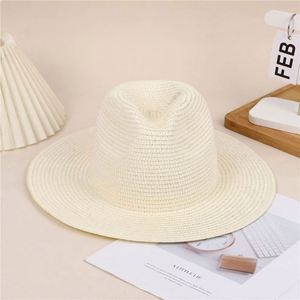 Beach Travel Outdoor Vacation Wide Brim <b>Sun</b> <b>Hat</b> Fashion Cowboy Straw <b>Hat</b> for <b>Men</b> and Women - Product Image 3