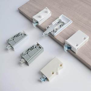 Cabinet Hanging <b>Brackets</b> <b>Plastic</b> Cold Rolled Steel Easy Installation For Cabinet Doors Minimalist Design - Product Image 1