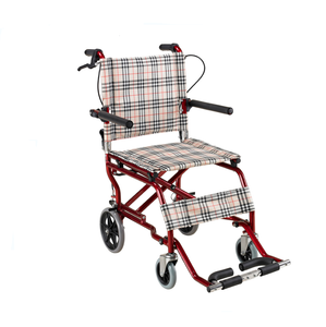 Chaise roulante pliable en aluminium légère, fournie directement par l'usine chinoise, pour personnes handicapées - Product Image 5