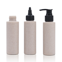 Bouteille en plastique vide pour brume fine, 100ml, 250ml, 300ml, 500ml, 16oz, ambre, blanc, transparent, pour nettoyage d'ambiance, avec pulvérisateur à gâchette en bambou