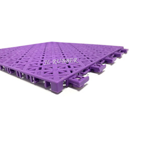 Outdoor PP di plastica ad incastro pavimento di piastrelle campi da basket pavimentazione in gomma - Product Image 3