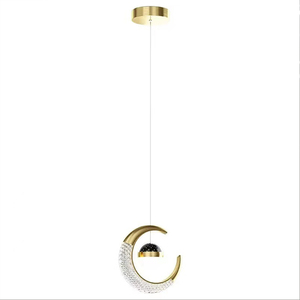 Lámpara Colgante Decorativa LED Negra con Pantalla de Hierro y Acrílico, Lámpara Colgante Moderna para Sala de Estar y Hogar - Product Image 2