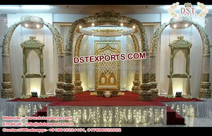 เส้นใย Paisley Mandap สำหรับงานแต่งงาน,Mandap ใย Paisley Mandap ทันสมัยทำจากไฟเบอร์สำหรับงานแต่งงานสไตล์มาเลเซียดีไซน์ล่าสุด - Product Image 3