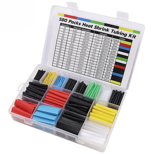KS Colored Heat Shrink Tubing <b>Kit</b> 580 Packs Assorted Sizes Colors For <b>Electrical</b> Wiring Protection - Product Image 1