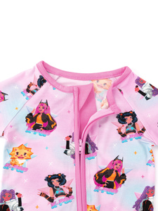 Ropa de Bebé con Estampado de Estrellas K-Pop de Miozing, Ropa de Bebé Recién Nacido para Niñ<span class=keywords><strong>a</strong></span>, Tela de Bambú Elástica, Pedido Pequeño - Product Image 5